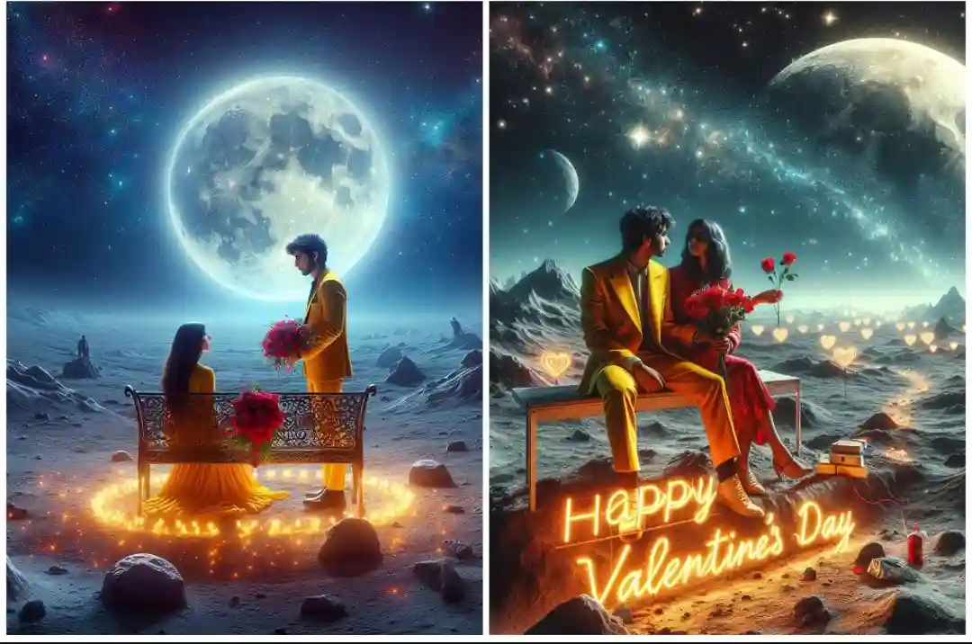 Best Valentine's Day AI image kaise Banaye