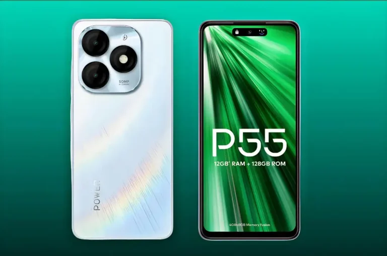 itel P55 4G Mobile design And Display