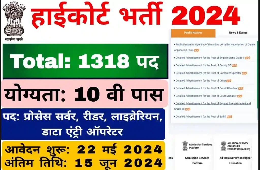 High Court Recruitment 2024: हाईकोर्ट भर्ती