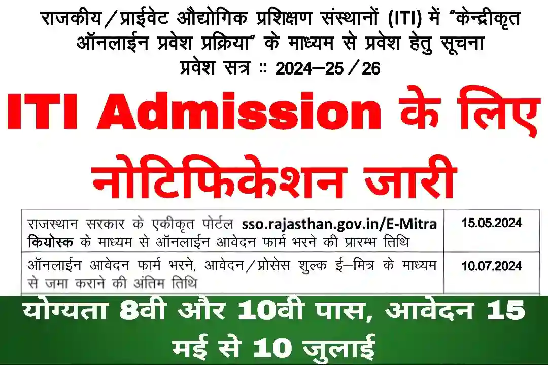 ITI Admission 2024-25